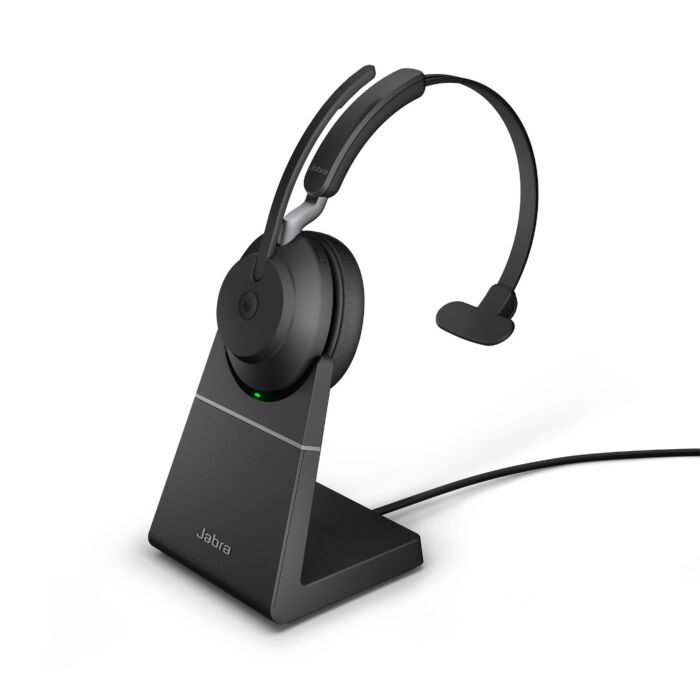 Jabra Evolve2 65 Link380a MS Mono Stand Black