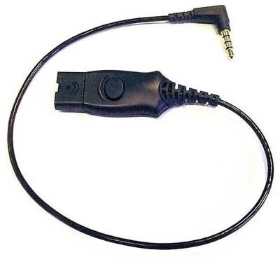 Plantronics MO300 IPHONE, 10 FT COILED CABLE, 3.5MM TO QD