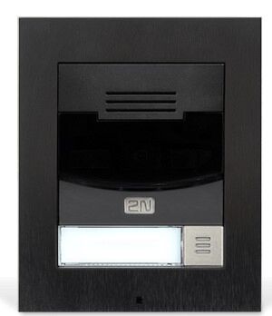 2N® IP Solo without camera, Black, flush mount