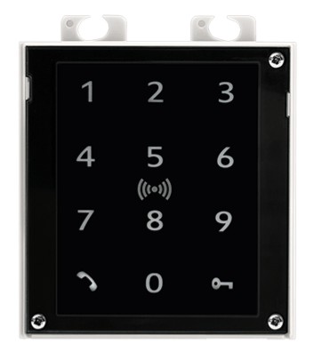 [91550946] 2N® IP Verso – Touch keypad & RFID reader 125kHz, 13.56MHz, NFC, PICard compatible