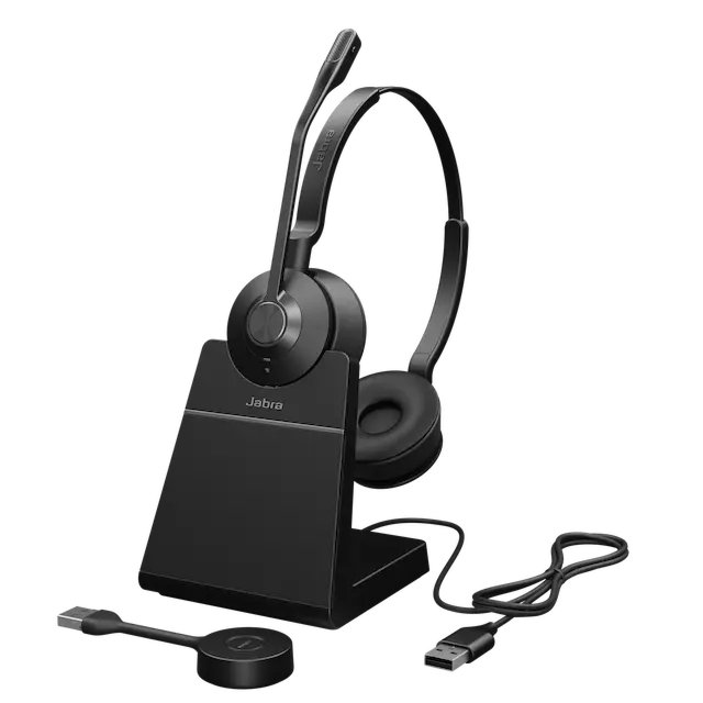 Jabra Engage 55 SE, Stereo, Link400a, UC, Stand, EMEA/APAC, Low Power