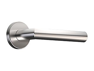 22N Fortis mechanical door handle for doors with DR 1 + 4 (RIGHT), L-shaped door handle, indoor use. The electronic door handle for the other side and the handle pin must be ordered separately