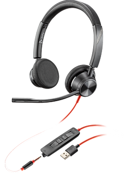 POLY BLACKWIRE 3325 USB-A HEADSET