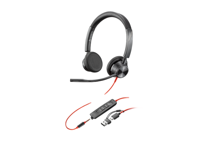 [8x221aa] POLY BLACKWIRE 3325 USB-C HS +3.5MMP +USB-C/A