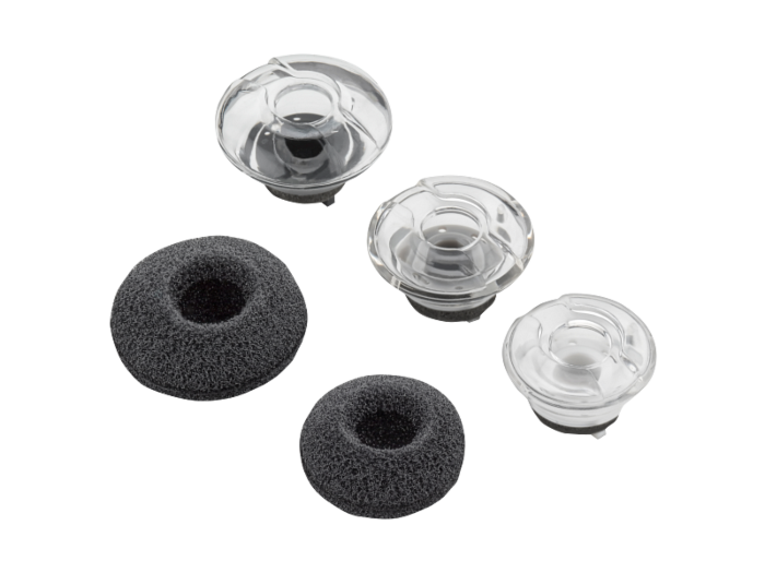 POLY SPARE EAR TIP KIT MEDIUM AND FOAM