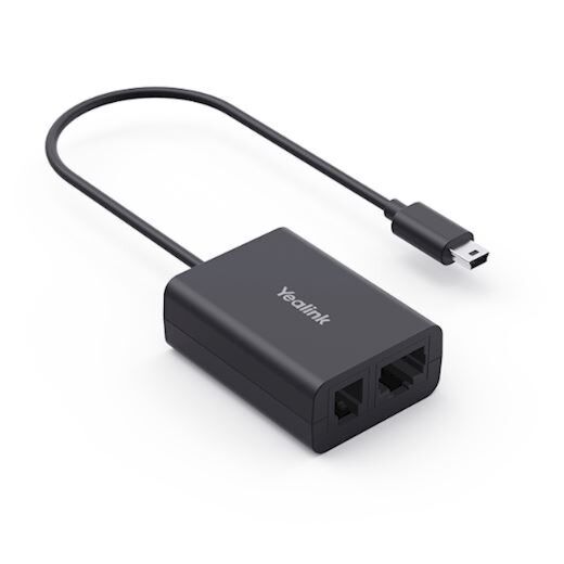 Yealink EHS62, DHSG-adapter - Compatible with AVAYA, Cisco, Poly, Grandstream and Fanvil